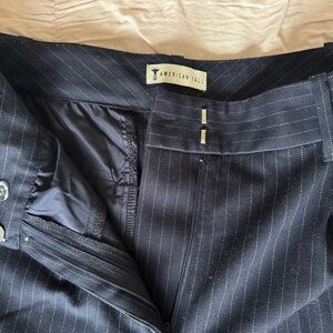 Women’s Pinstripe Suit Pants - Navy